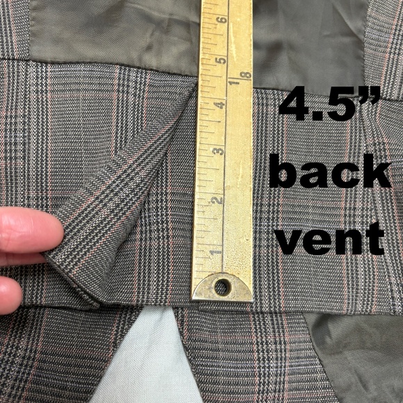 vest NEW YORK & COMPANY 2 vintage peplum brown tweed academia steampunk - Picture 7 of 14